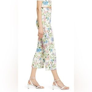 Alice & Olivia Gardenia Lorinda Floral Crop Trousers NWT! Size 8